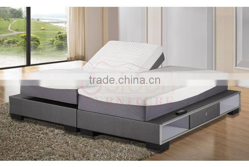 Adjustable Bed Single King Single Memory Mattress Electric Lift Motorize Massage Bed