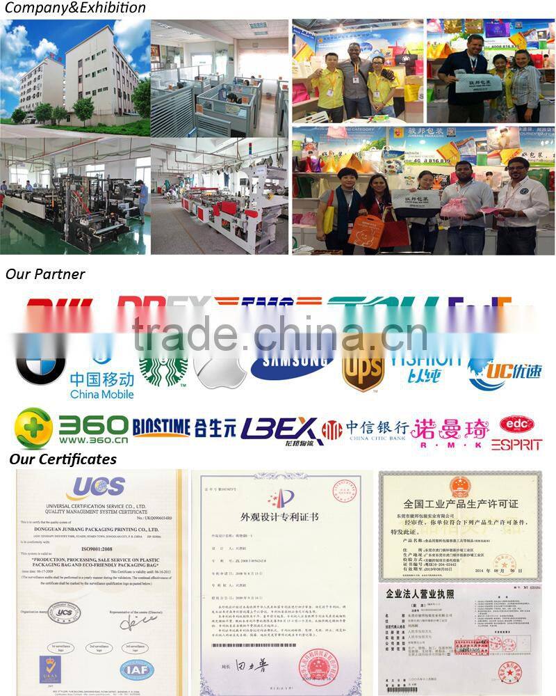 LDPE OEM printed plastic shoppping bag