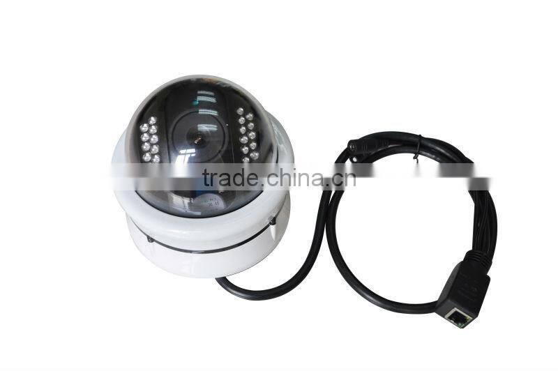 New design H.264 full hd ip dome camera with 1280x720 (Mega Pixels)