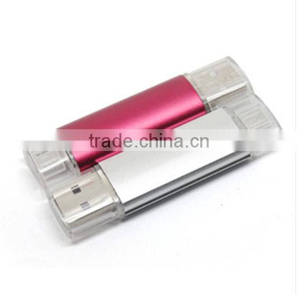 Fancy color bulk smart phone OTG usb flash drive wholesale