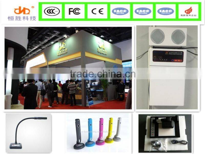 Powerful and high speed 5.0 MP portable document camera OCR function visualizer