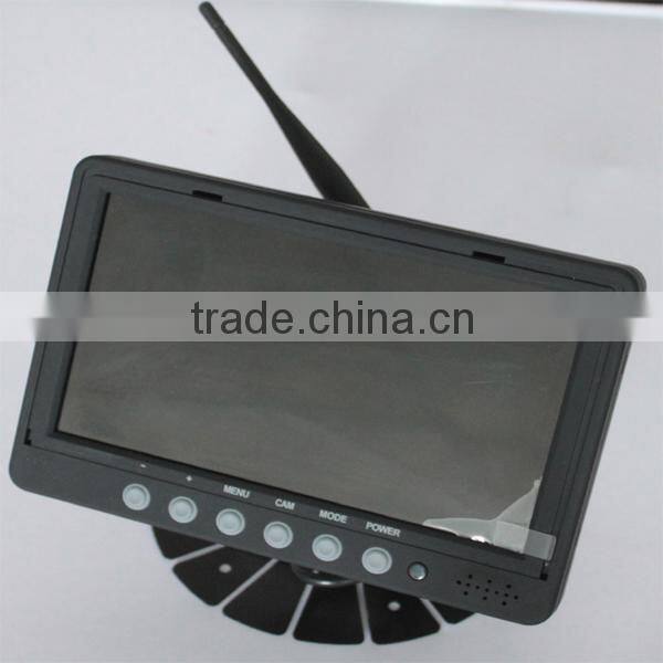 DW-7008 7inch Digital wireless Rear view camera system 4ch wireless camera kit