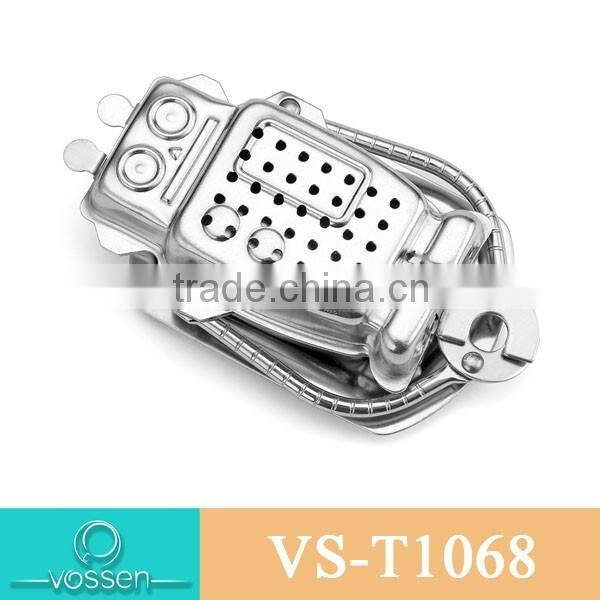 Gift box shaped stainless steel tea infuser