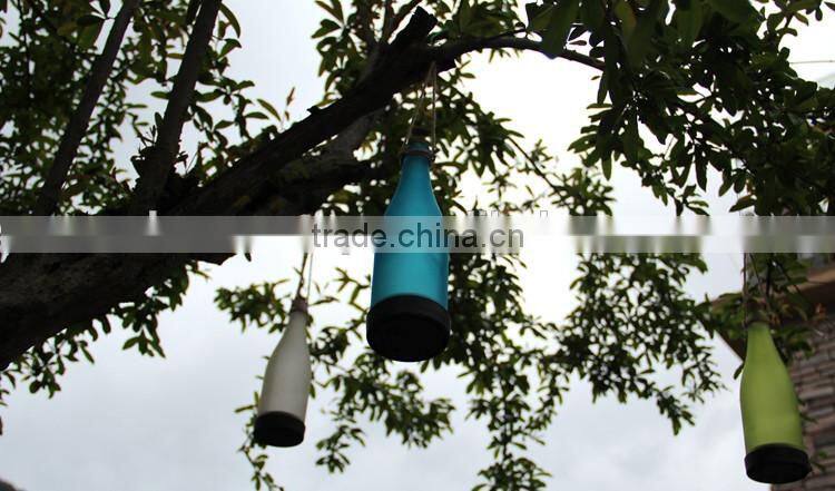Solar energy bottle lamp outdoor handmade decorative hanging oil lamp