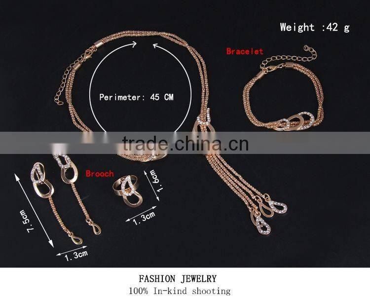 New Design Gold Jewelry Costume Jewelry Set China Fashion Jewelry Set
