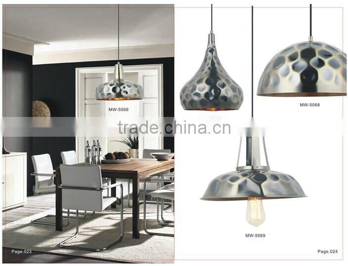 Irradiation Area Loft Industrial Pendant Lighting for Restaurant
