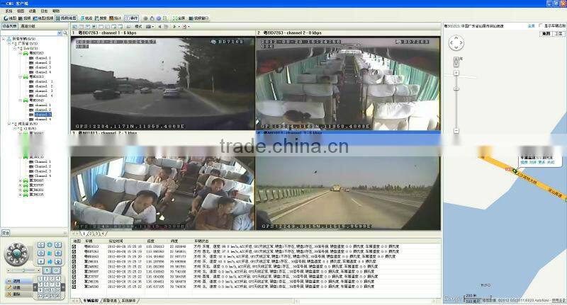 DVR Central Monitoring System (CMS) Software platform for MDVR