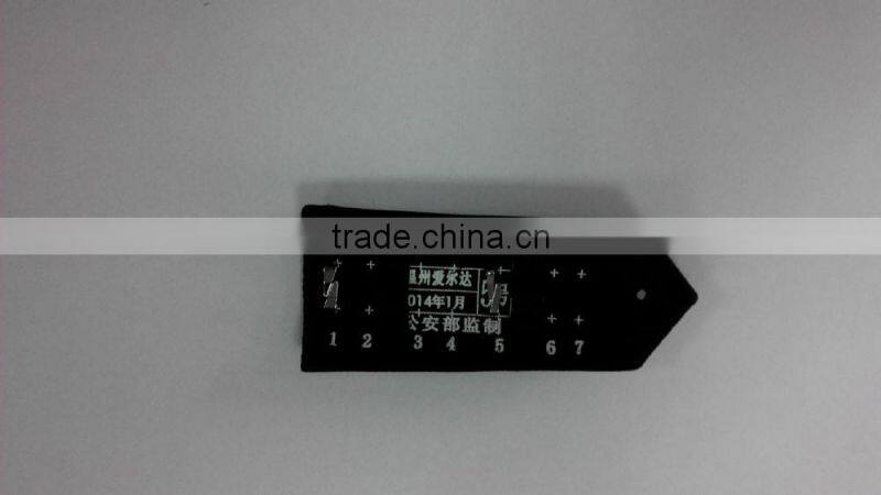 custom woven military uniform shoulder badge for government