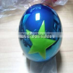 Factory made vacuum forming gold ABS plastic christmas ball