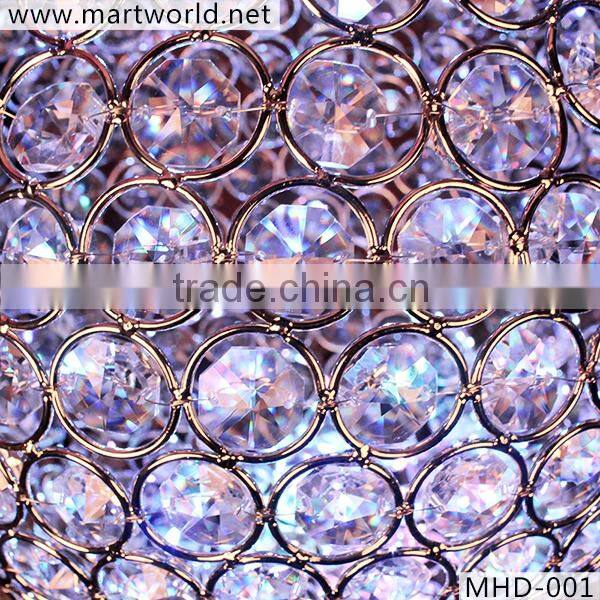 High quality lighting crystal bulb,crystal hanging bulb, crystal chandelier for wedding decoration(MHD-001)