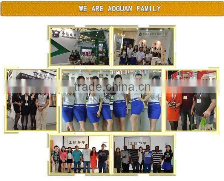 Guangzhou hot sell PU leather for man shoes with good quality