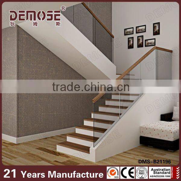 glass inter stair railling