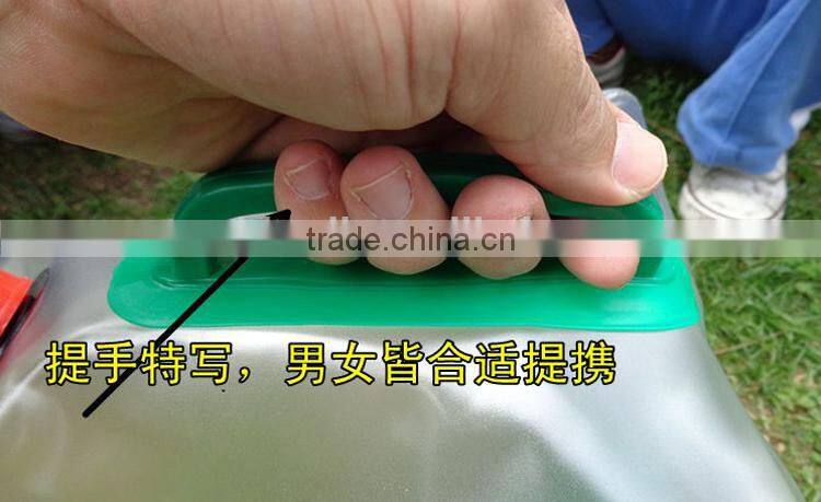 outdoor camping hiking transparent water storage carrier