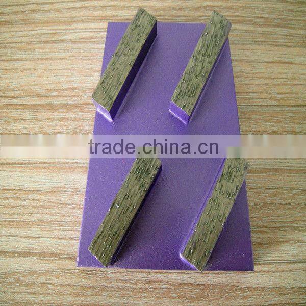 diamond wedge block for concrete/terrazzo/granite floor