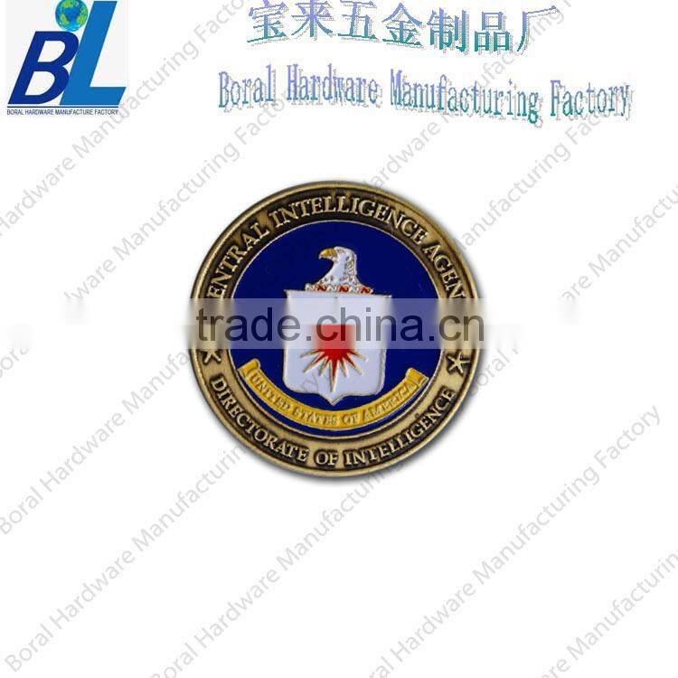 Lathed soft enamel wedding challenge coins