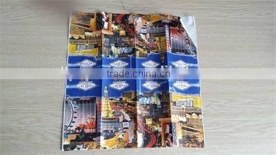 3-ply 8.3*8.3 Inches Pocket Tissues color logo printed soft Handkerchief (Pack of 12)