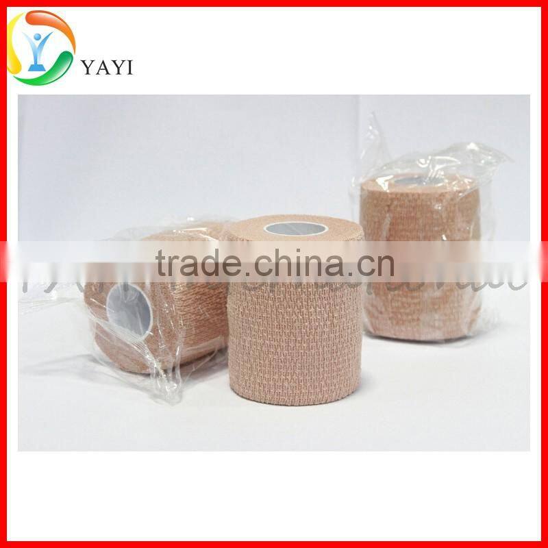 Sports Muscle Protection Non Woven Adhesive Elastic Bandage