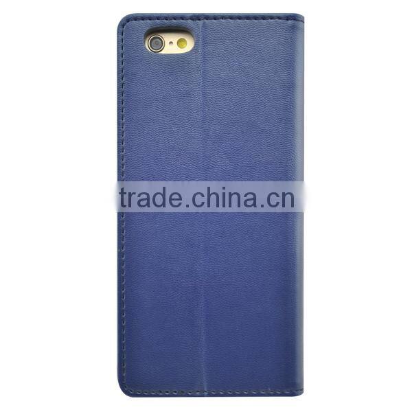 For iphone 6 leather armor cell phone case with storage