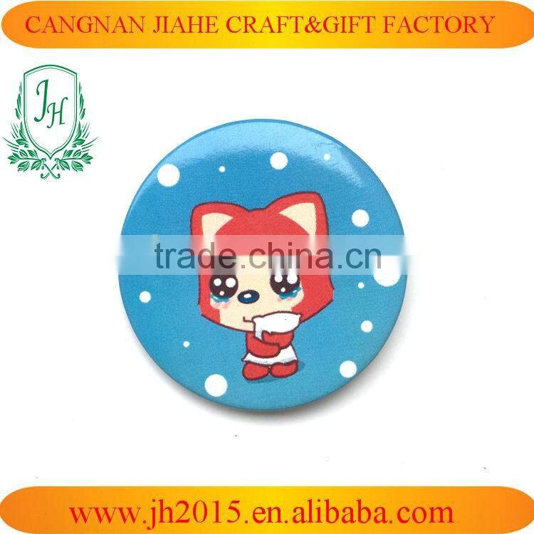 Promotional high quality cheap price custom button badge tin badge maker