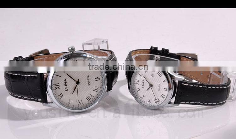 Luxury Automatic Leather Strap Men Wrist Watch Gift