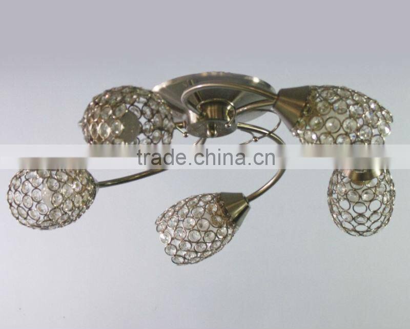 E14 antique murano glass chandeliers flower ceiling light/lamp 10172-5