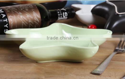 Lovely Fashion Candy Colors Sea Star Glaze Ceramic Bowl #we6