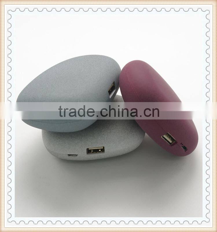 Stone shape laptop power bank, case power bank, built in cable power bank price of biometrics fingerprint scanner