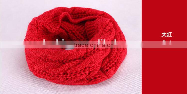 New product high quality infinity scarf knitting pattern WJ-645
