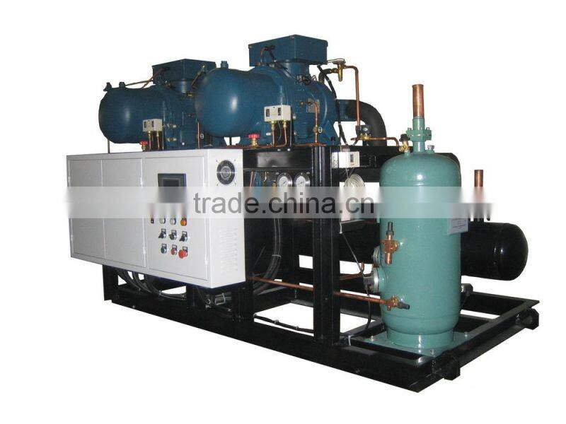 JZHLGS Water Cooled Condensing Unit For Cold, Freezer and Quick Freezing Storage Rooms,Water(Air)Cooled Compressor Racks