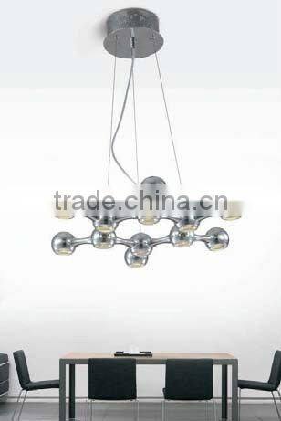 LED Electroplating Ball Chandelier Modern Minimalist Lighting Lamp