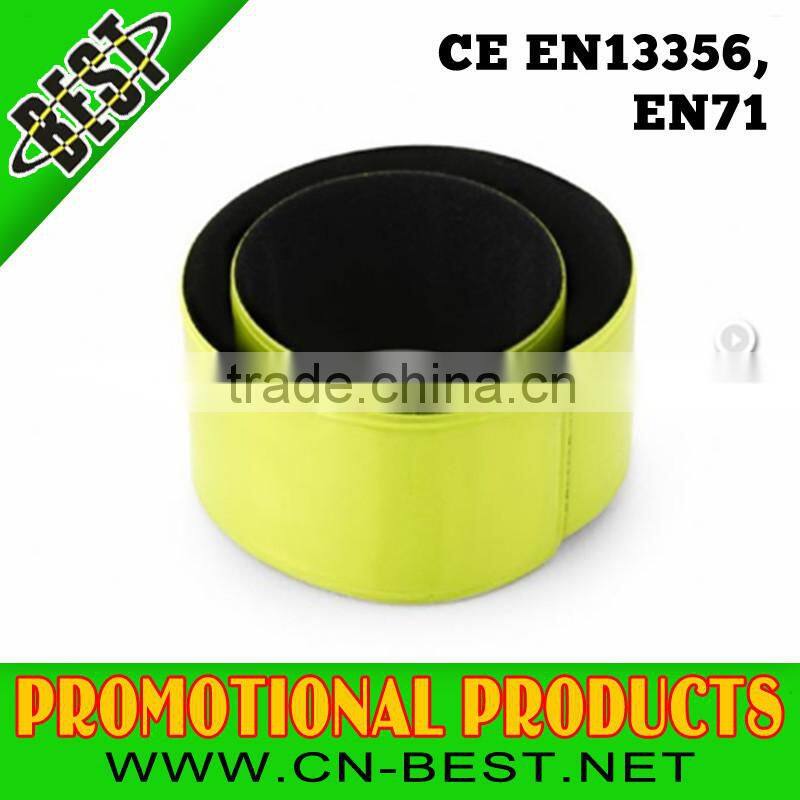 EN13356 reflective slap wrap wrist band