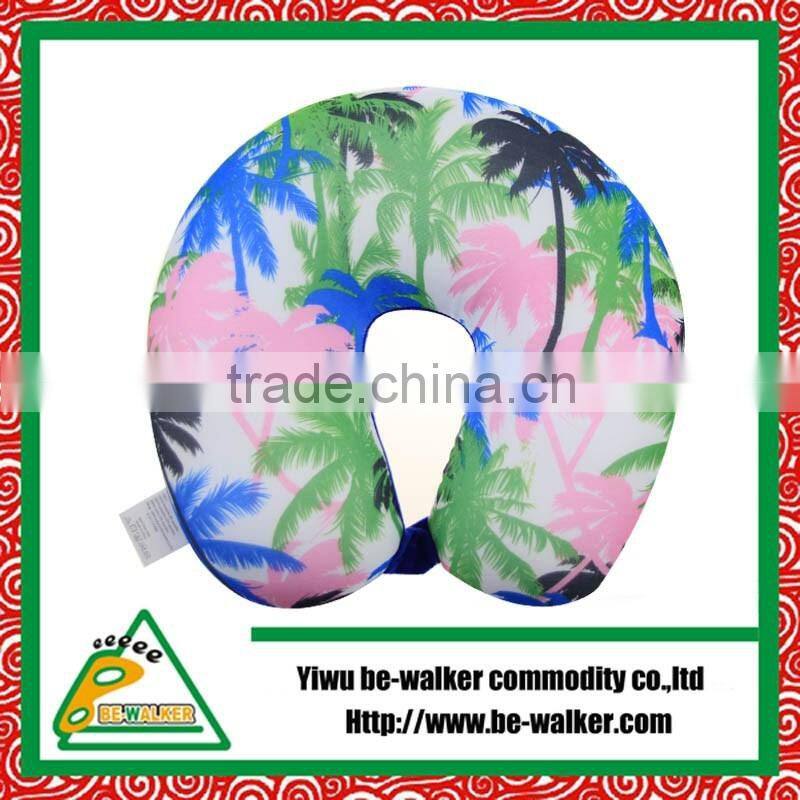 Solid Color Neck Rest Support Coussins Stuffed PP Cotton