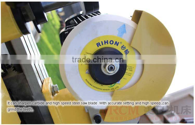 Weight is 84 kg Precision Saw Blade Sharpener MR-Q5