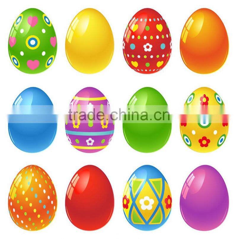 spray painting lovely beautiful easter eggs in the north America