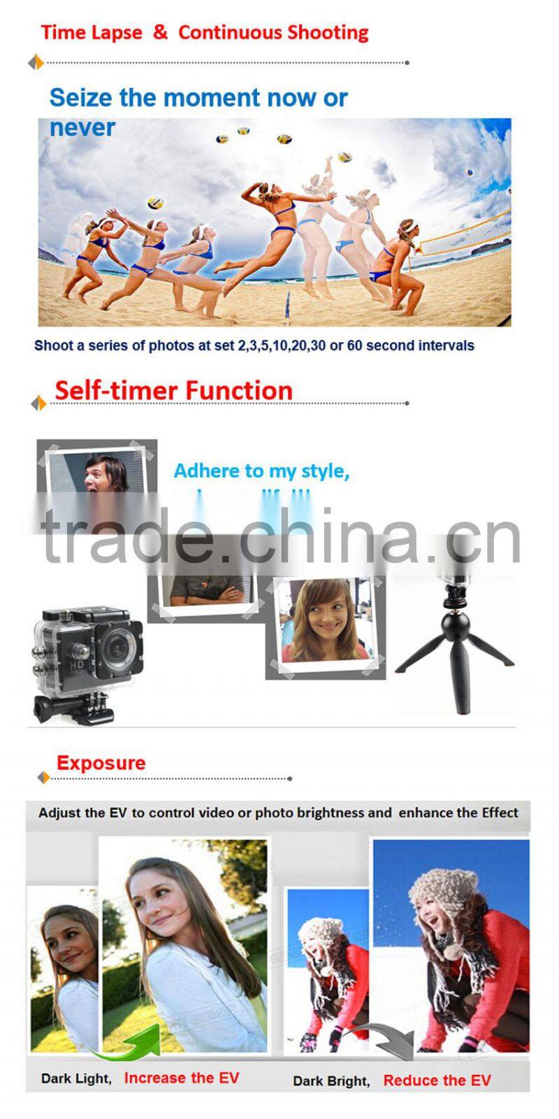 HD 720P Action Camera