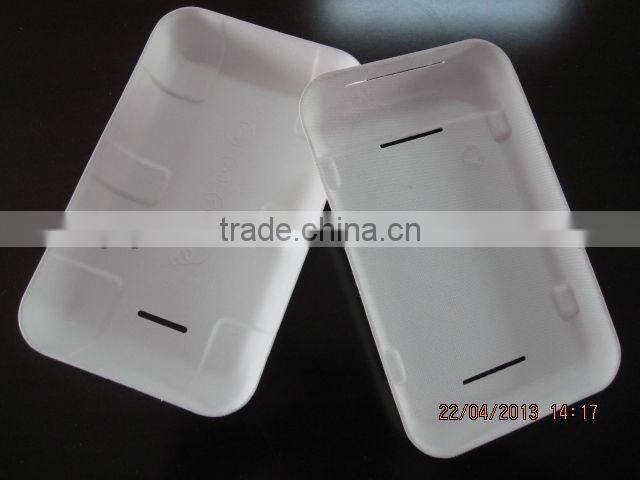 Shenzhen Manufacturer Biodegradable Electronic Products Recycled Molded Paper Pulp Packaging Tray