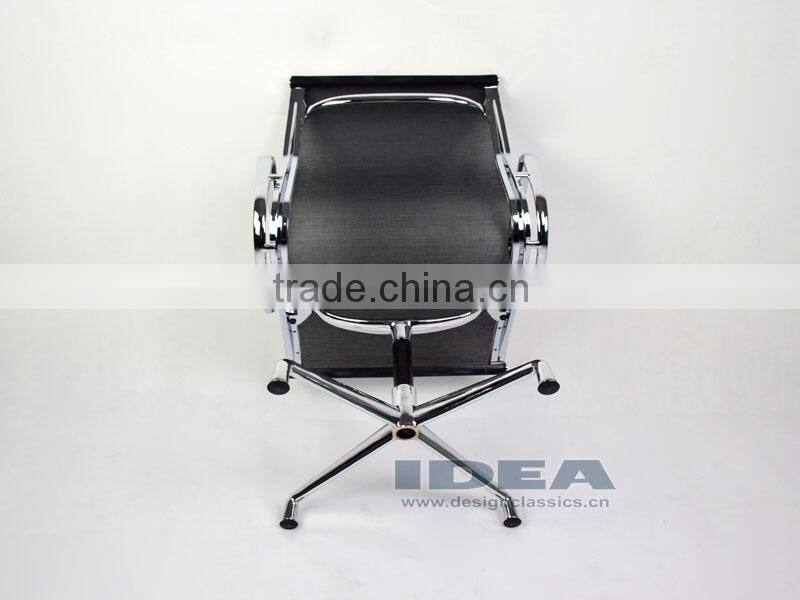 Replica Charles Low Back Mesh Meeting Chair - Black Mesh
