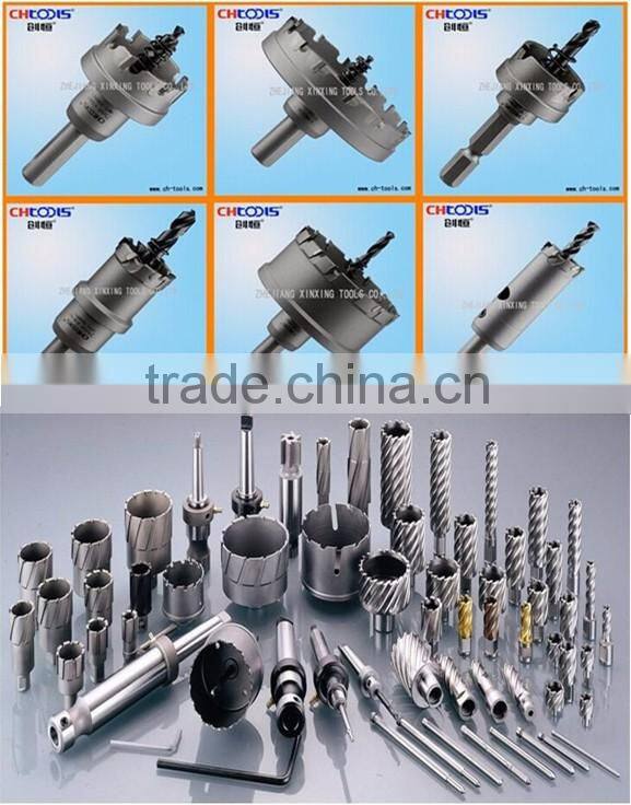 TCT hole saw with hexagon shank