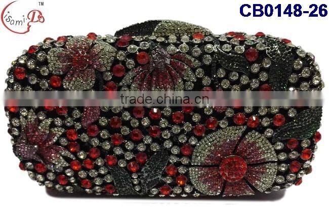 CB0418-20 Top quality hot sell trendy ladies small handbags with stones for women