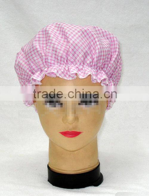 satin bath shower cap single layer SSC-4