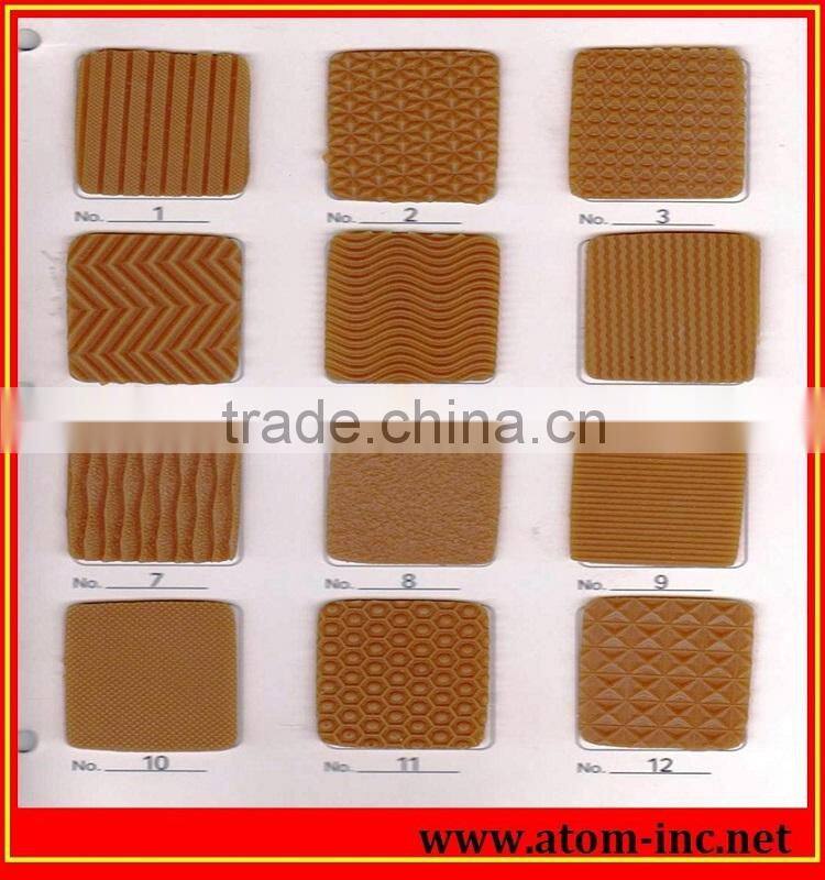 2016 non-slip beige natural rubber sheet on-time shipment from China