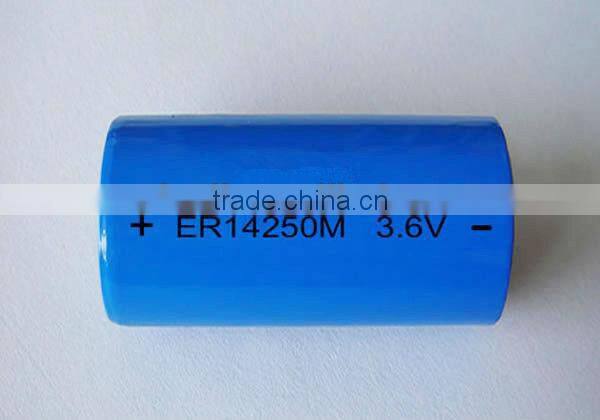 3.6v lithium battery 1/2AA ER14250