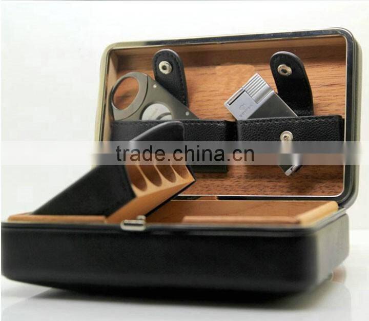Shenzhen genuine leather cigar case cigar humidor