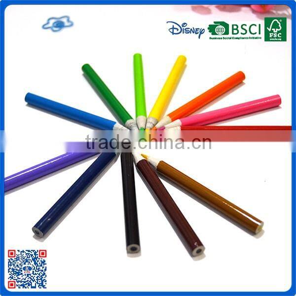 Hot selling personalized small promotional kids color pencil with high quality