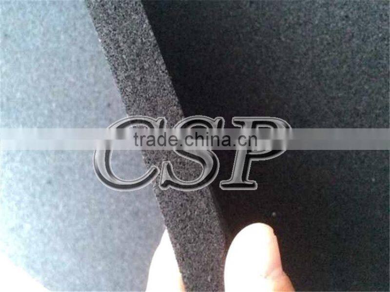 Noise reduction elastic commercial rubber flooring rolls for gym