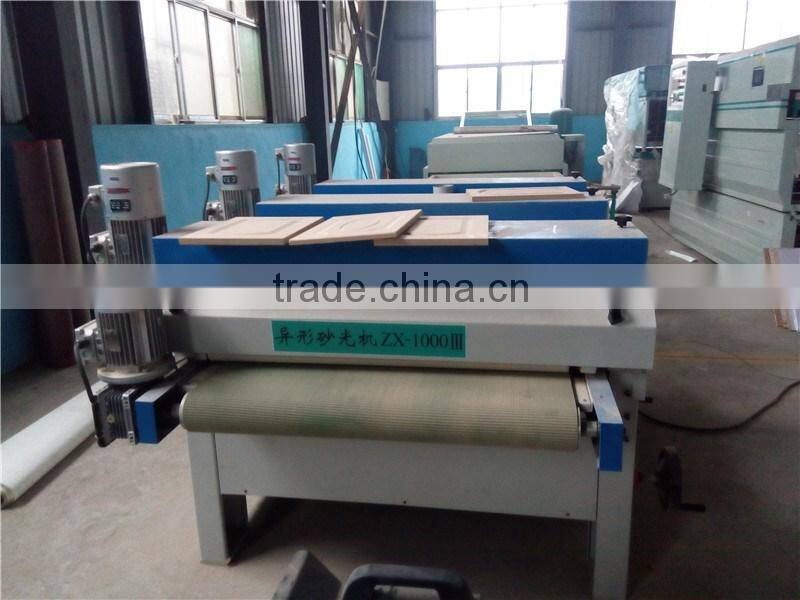 Wood working machines cabinet door sanding machine , wood panel sanding machine for MDF , particle board