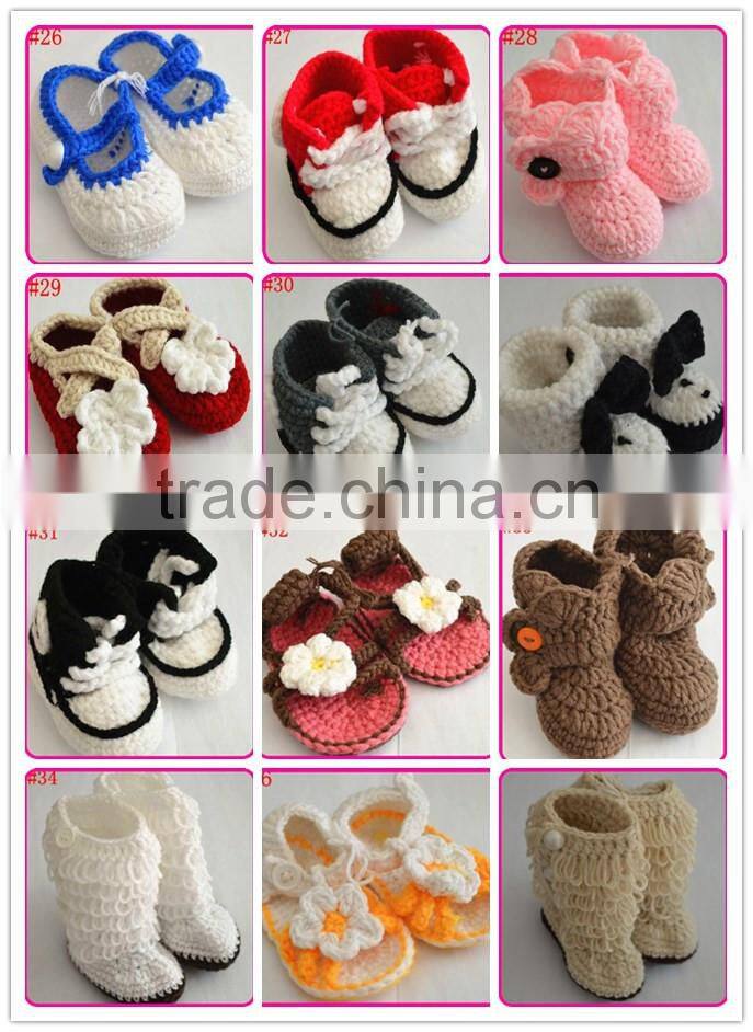 cute handmade baby crochet booties