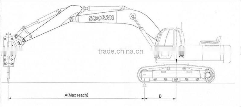 hydraulic rock breaker with fine qulity and fit for different digging machine