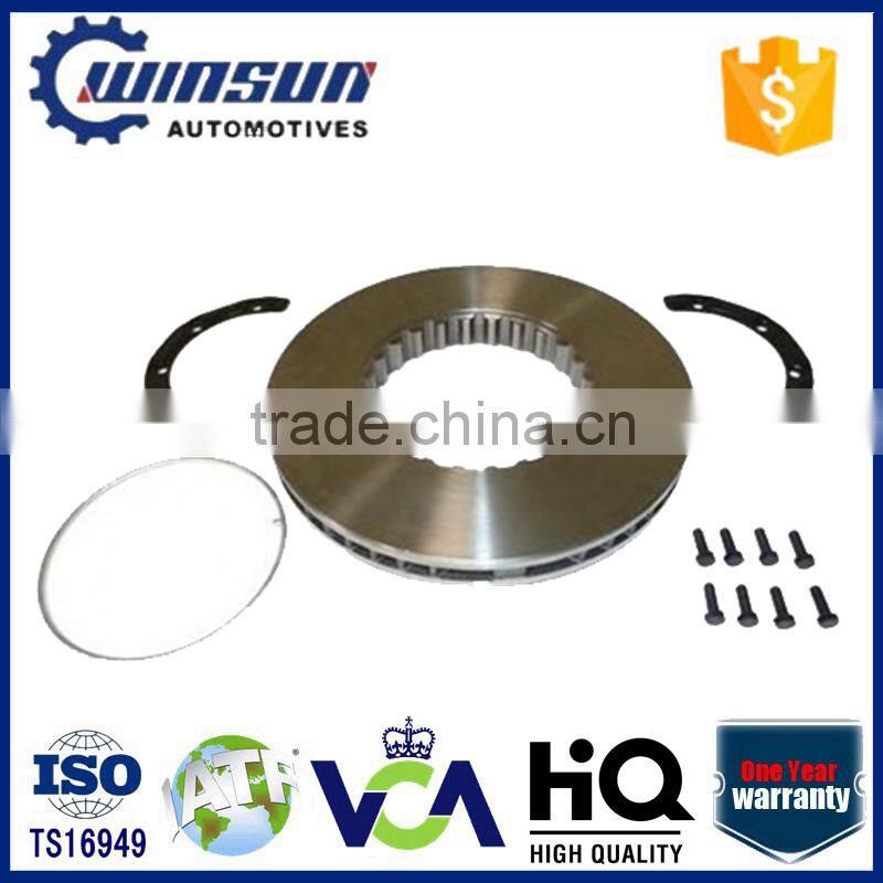 TS16949 Standard Volvo Truck Brake Discs With OE 20523409