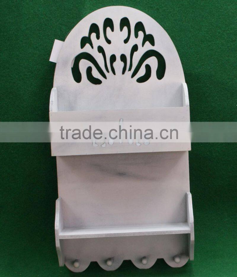 Wooden Hanging wall key holder ,decorative wall key box